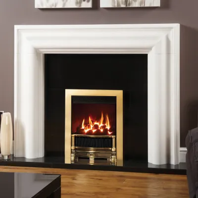Bolection mantel limestone