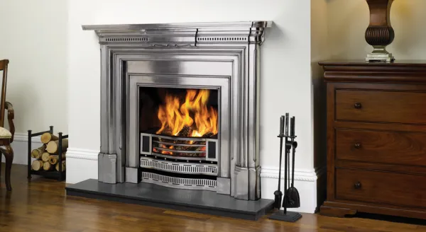Georgian cast iron mantel