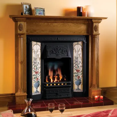 Regency wood mantel